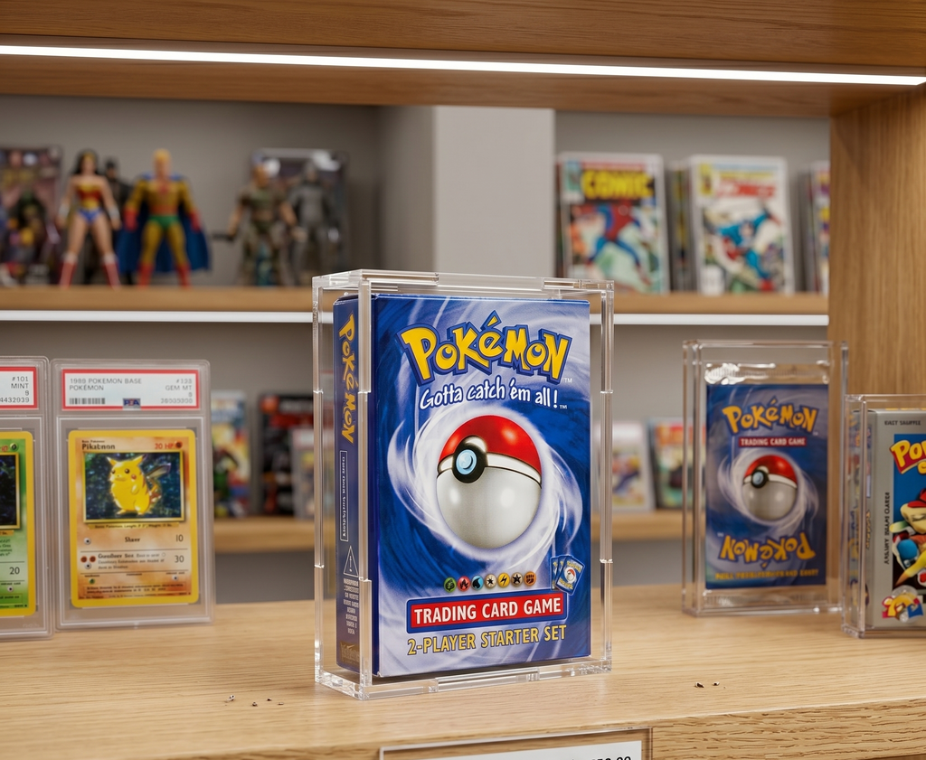 Pokémon 2-Player Starter Set Acrylic Case – Base Set Display Box
