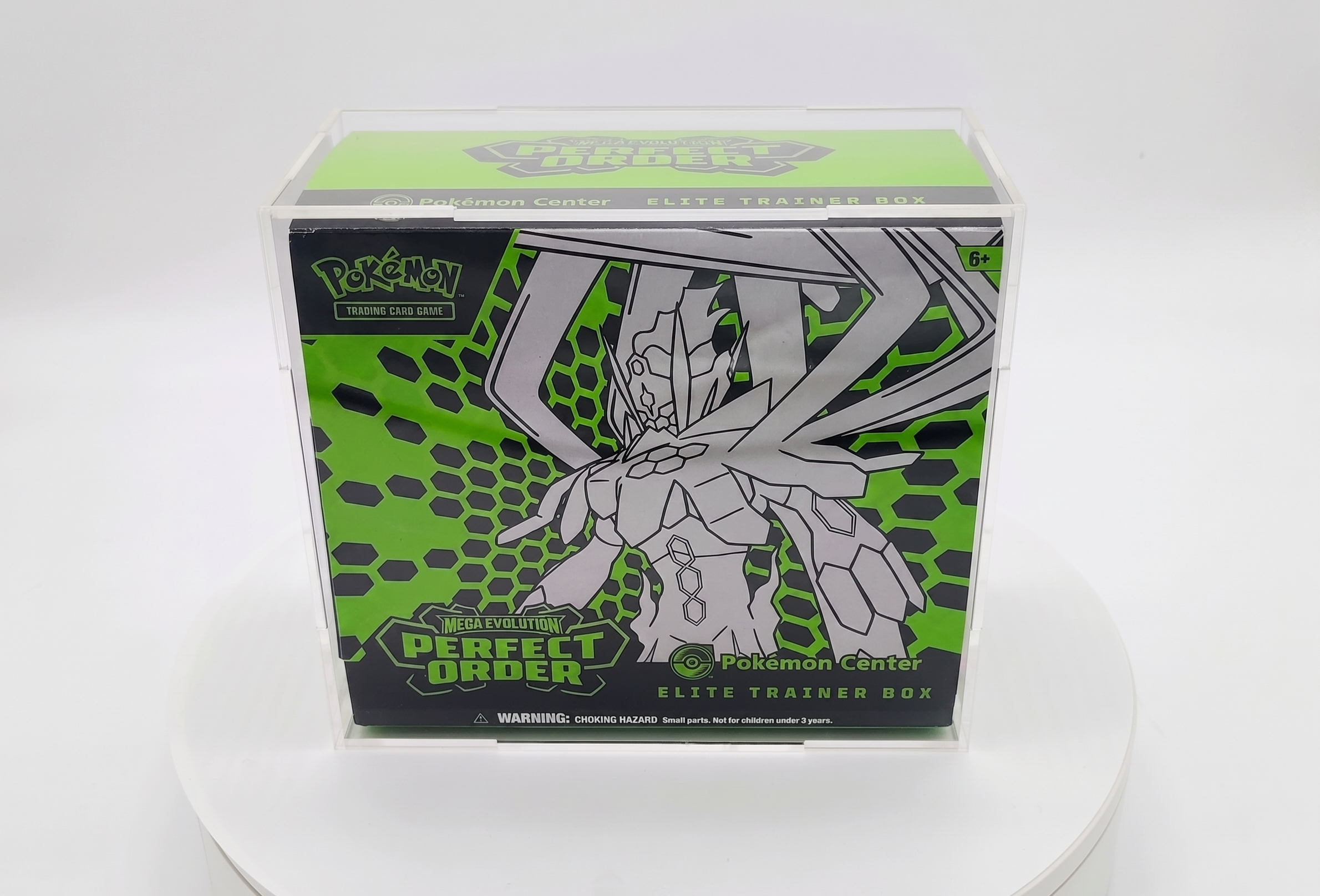 Acrylic Pokémon Elite Trainer Box (ETB) Protector Case – 3mm Laser-Cut Display Kit