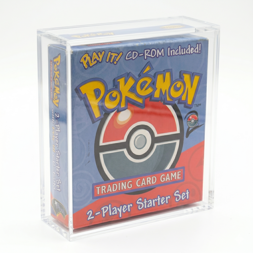 Acrylic Display Case for Pokémon 2-Player CD-ROM Starter Set Box