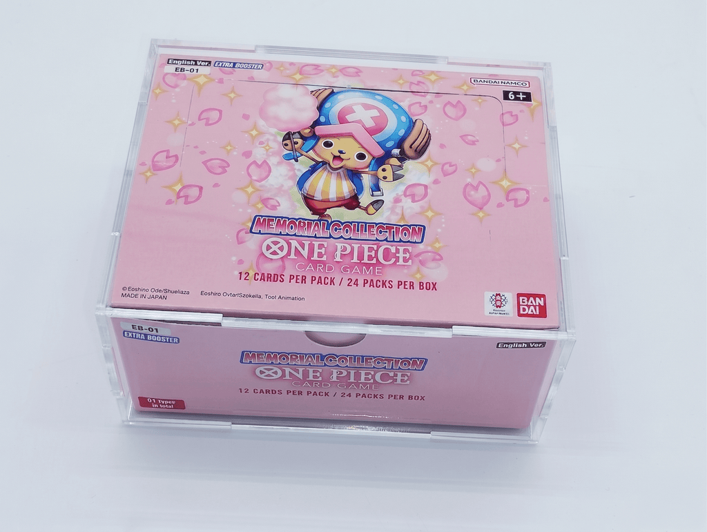 Acrylic Display Case for OP Booster Box 1 – Aegis Acrylic
