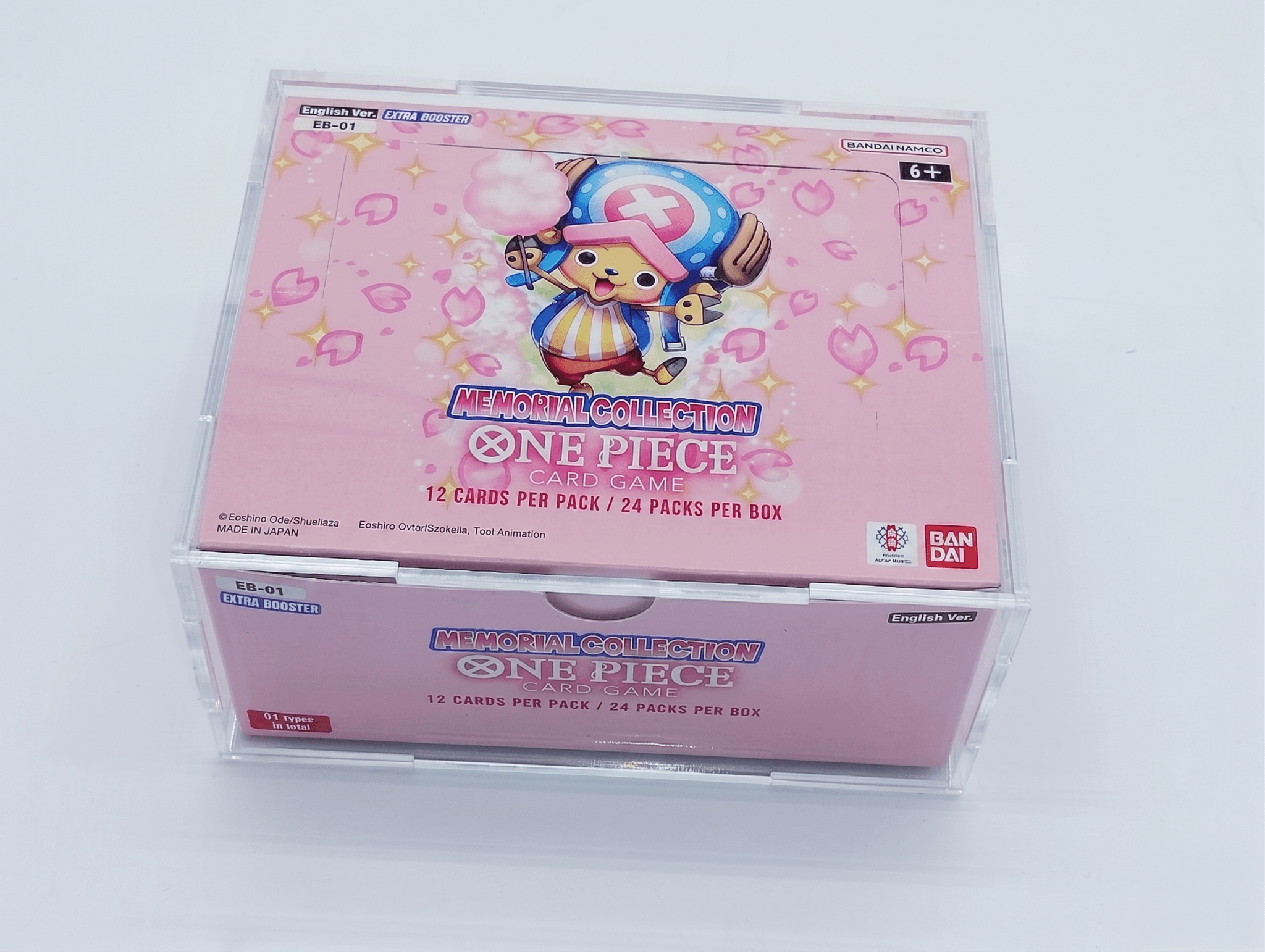 Acrylic Display Case for One Piece Booster Box 1 - Aegis Acrylic