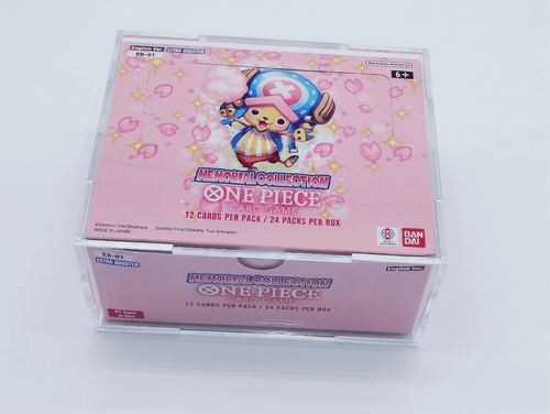 Acrylic Display Case for One Piece Booster Box 1 - Aegis Acrylic