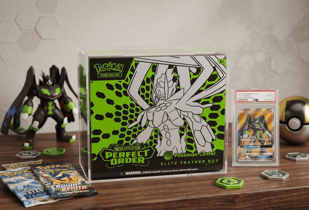 Acrylic Display Case for Sealed Pokémon ETB - Aegis Acrylic