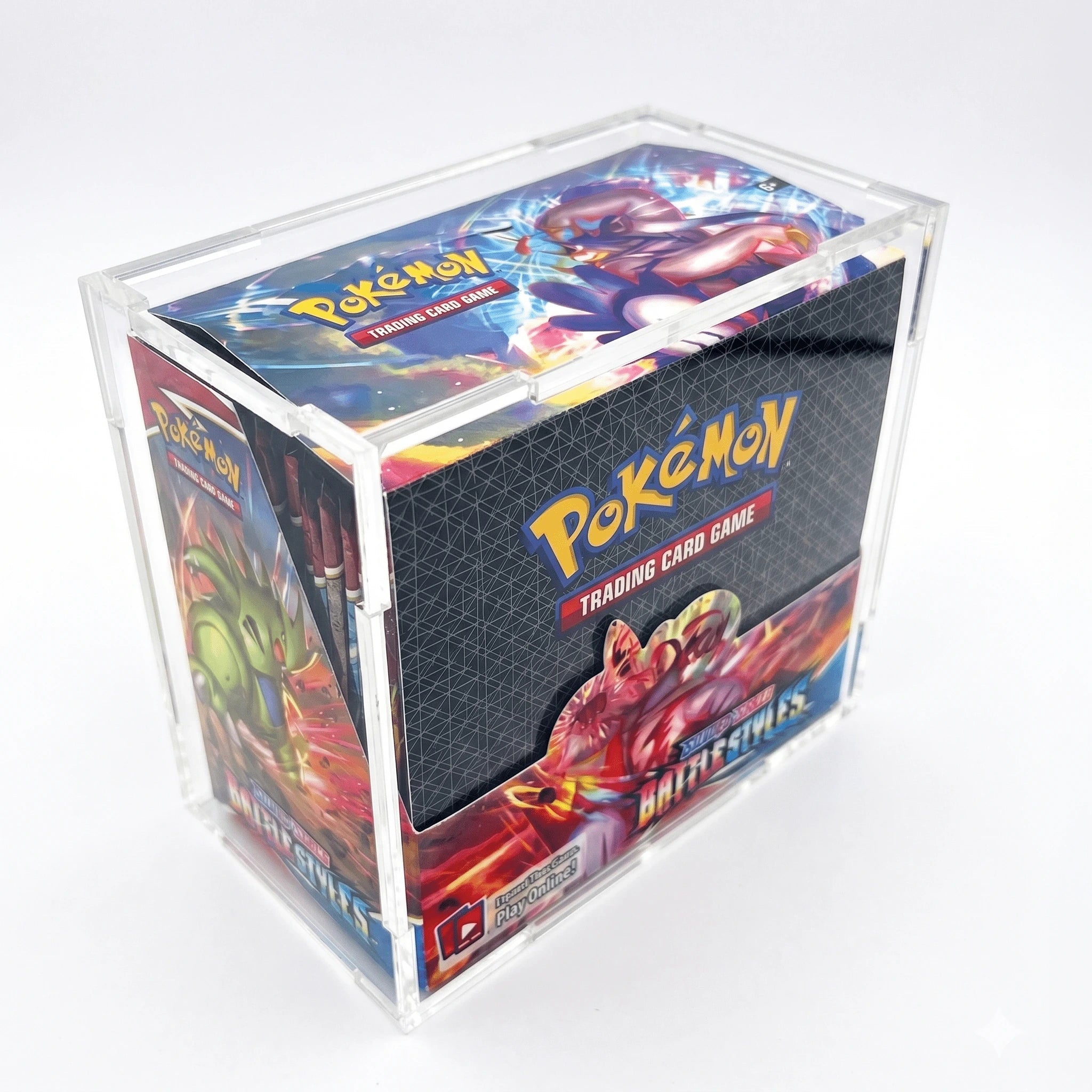 pokemon booster box acrylic Premium Colored Case Crystal TCG This makes it ideal for shelves NOW IN STOCK!