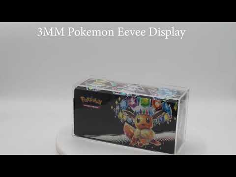 Pokémon Eevee Evolution Box Acrylic Display Case