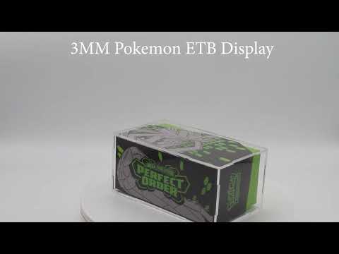 Pokémon Open ETB Acrylic Display Case